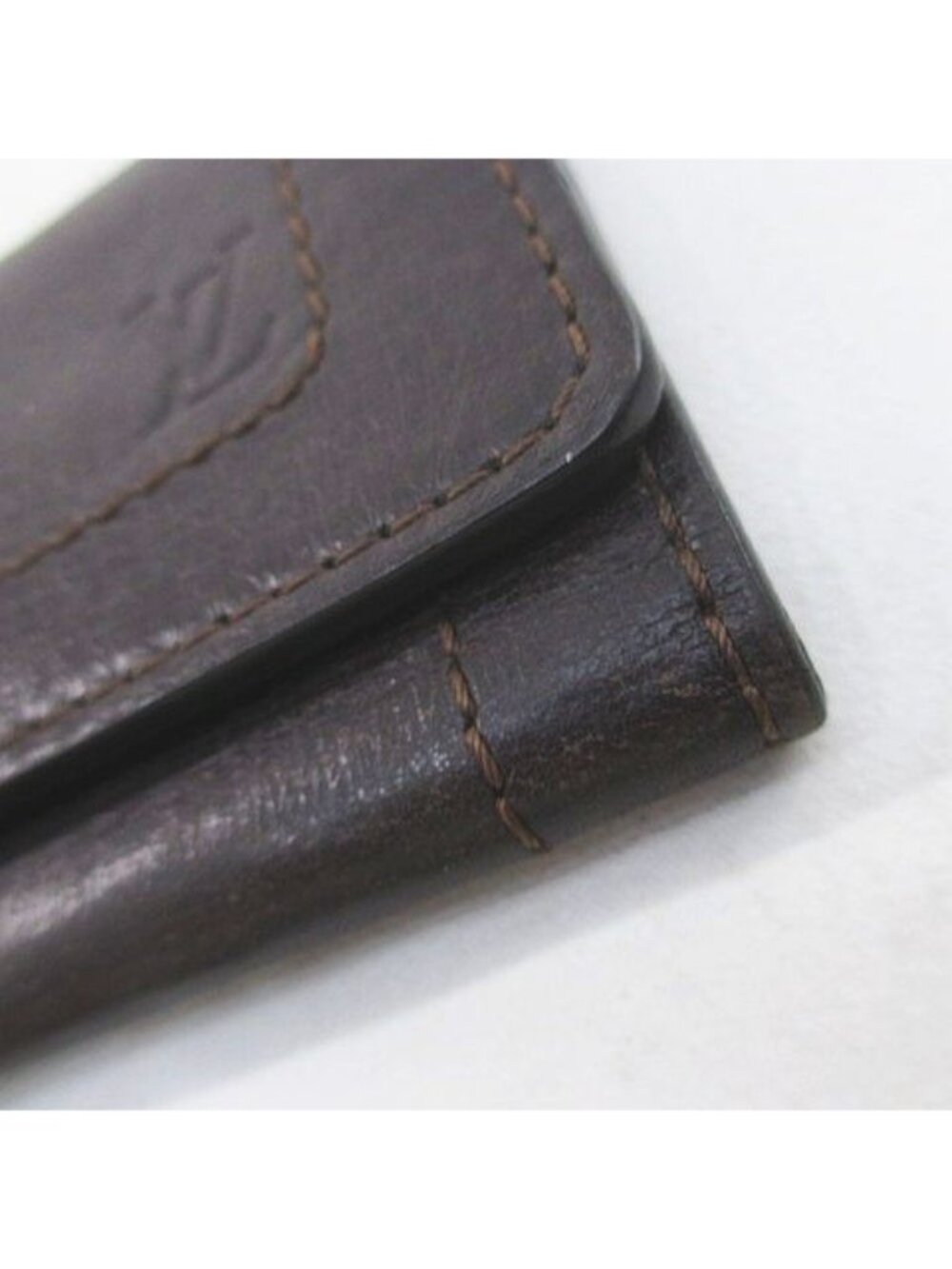 Louis Vuitton Utah Multicles 6 Key Case Dark Brown Leather Key Holder - Picture 3 of 8